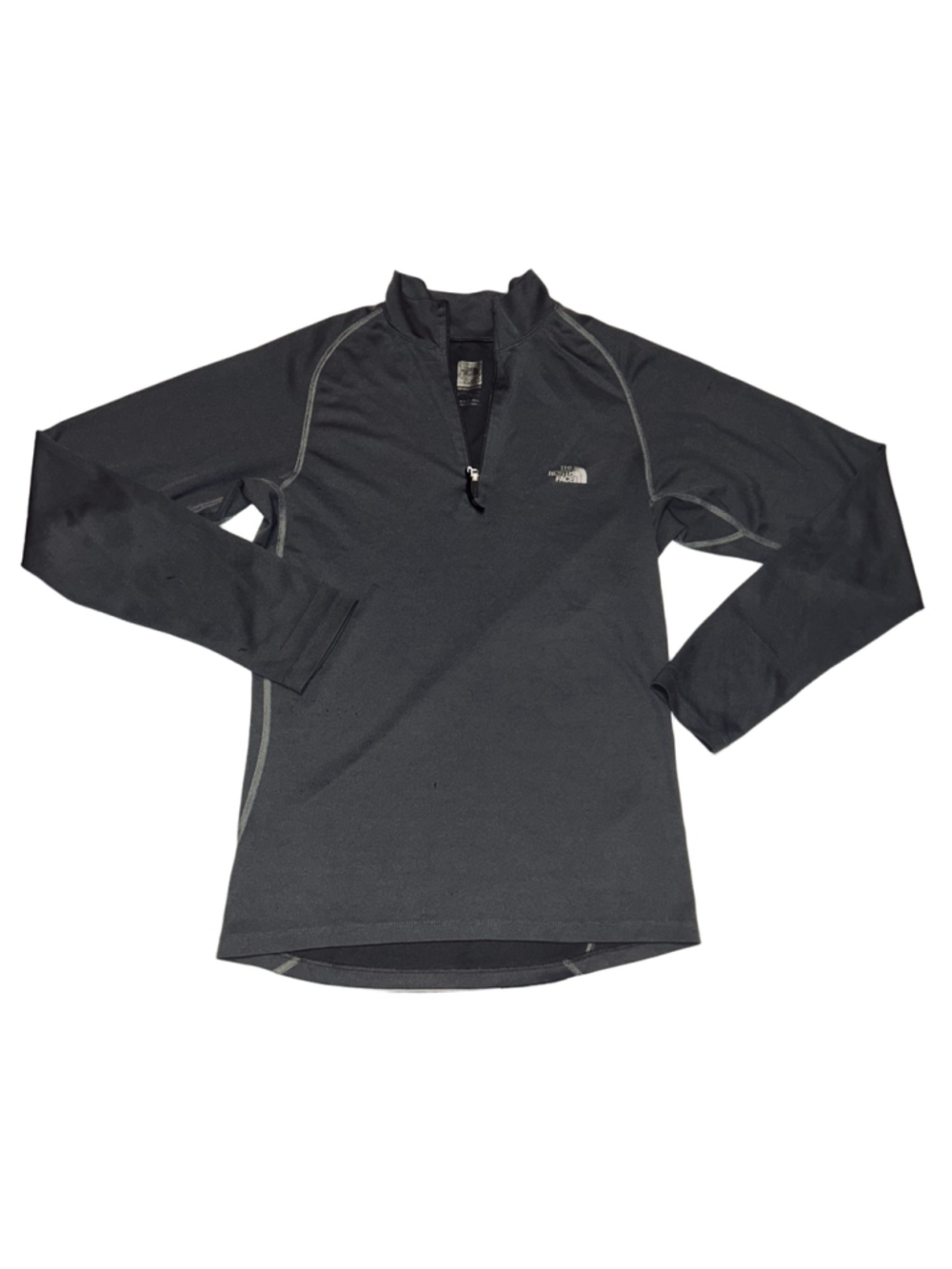 Men's The North Face 1/4 Zip Pullover Shirt, Size M, Grey